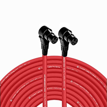 Coluber Cable - Right Angle XLR Female to Right Angle XLR Cable Female