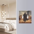 thumbnail image 5 of Dailycode Light Switch Plate Covers 3 Gang Wall Plate Plastics Outlet Covers for Kitchen Home Office Decor Cowboy Walk on Desert, 5 of 8