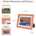 thumbnail image 6 of Mainstays by Becky G. & Alejandra 4" x 6" or 5" x 7" Beaded Photo Frame, Mimosa Light, 6 of 9