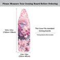 thumbnail image 5 of HELLHERO Merry Christmas Ironing Board Cover 3 Fasteners Hook and Loop Elastic Edge Ironing Board Dustproof Cover 15x54 Inch(Not Heat Insulating) Salamander Floral Pattern, 5 of 5