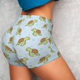 thumbnail image 4 of Fotbe Cartoon Sea Turtle Shorts Sin Costuras – Shorts Deportivos de Cintura Alta para Mujer, Elásticos para Gimnasio, Yoga, Running o Ciclismo-Small, 4 of 8