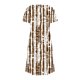thumbnail image 4 of Vestido Corto de Verano Moda Gradiente Corto de Manga en V Cuello Vestido Casual, Poliéster Ligero de Verano, Lavado de Manos, 4 of 7
