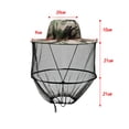 thumbnail image 3 of Sombrero de apicultor de red de alta visibilidad, ligero, para senderismo Estilo C, 3 of 9
