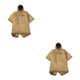 thumbnail image 2 of Greeniant Saco de dormir de algodón Manta impermeable para adultos al aire libre Edredón portátil Chaqueta de plumas Capa a prueba de frío Marrón 2piezas, 2 of 6