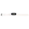 thumbnail image 4 of 1pc Silicone Sports Watch Smart Pedometer Running Walking Counter Time Display Band for Female Male (White), 4 of 8