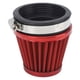 thumbnail image 4 of Filtro de aire limpiador 60 mm Abrazadera en la protección del motor Filtro de admisión del filtro de aire para motocicleta todoterreno ATV Quad Rojo, 4 of 5