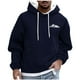 thumbnail image 2 of Dolkfu Sudadera con capucha para hombres, sudadera holgada con capucha, sudadera de manga larga para hombres en invierno M, 2 of 5