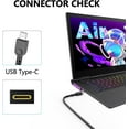 thumbnail image 2 of Pre-Owned Slim 65W USB Type C AC Charger for Lenovo Thinkpad Yoga Chromebook IdeaPad Laptop Power Supply Adapter Cord, 2 of 4