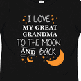 thumbnail image 4 of Inktastic I Love My Great Grandma to the Moon and Back Boys or Girls Toddler T-Shirt, 4 of 5