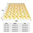 thumbnail image 3 of Balery yellow rubber ducks Manta de Felpa Suave y Acogedora – Cobija de Franela Aterciopelada para Cama, Lavable y Cálida para Sofá, Mascotas, Transpirable-50"x40", 3 of 7