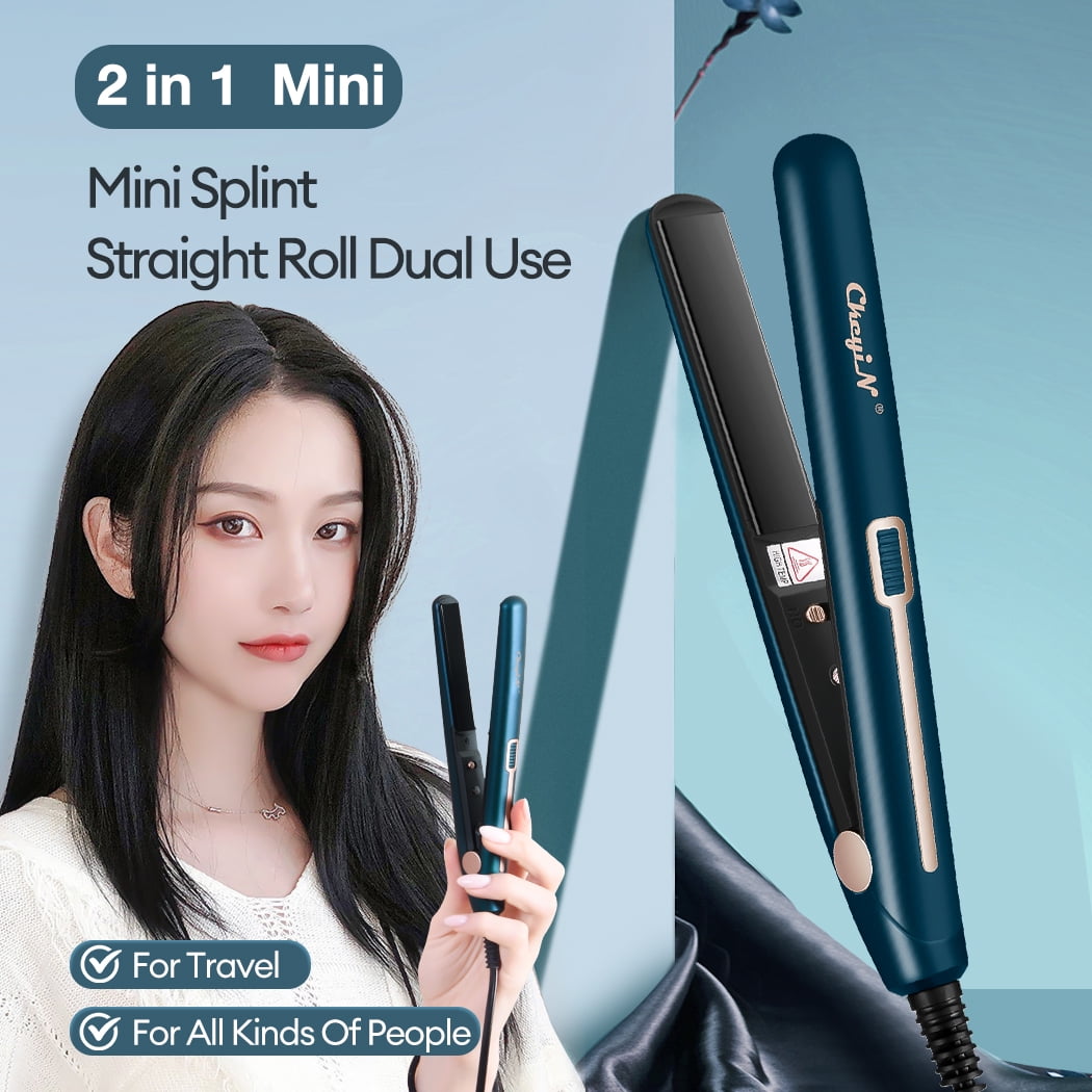 CkeyiN 2 in 1 Hair Straightener & Curling Iron Styling Tool, 20mm Hair Straightener and Curler