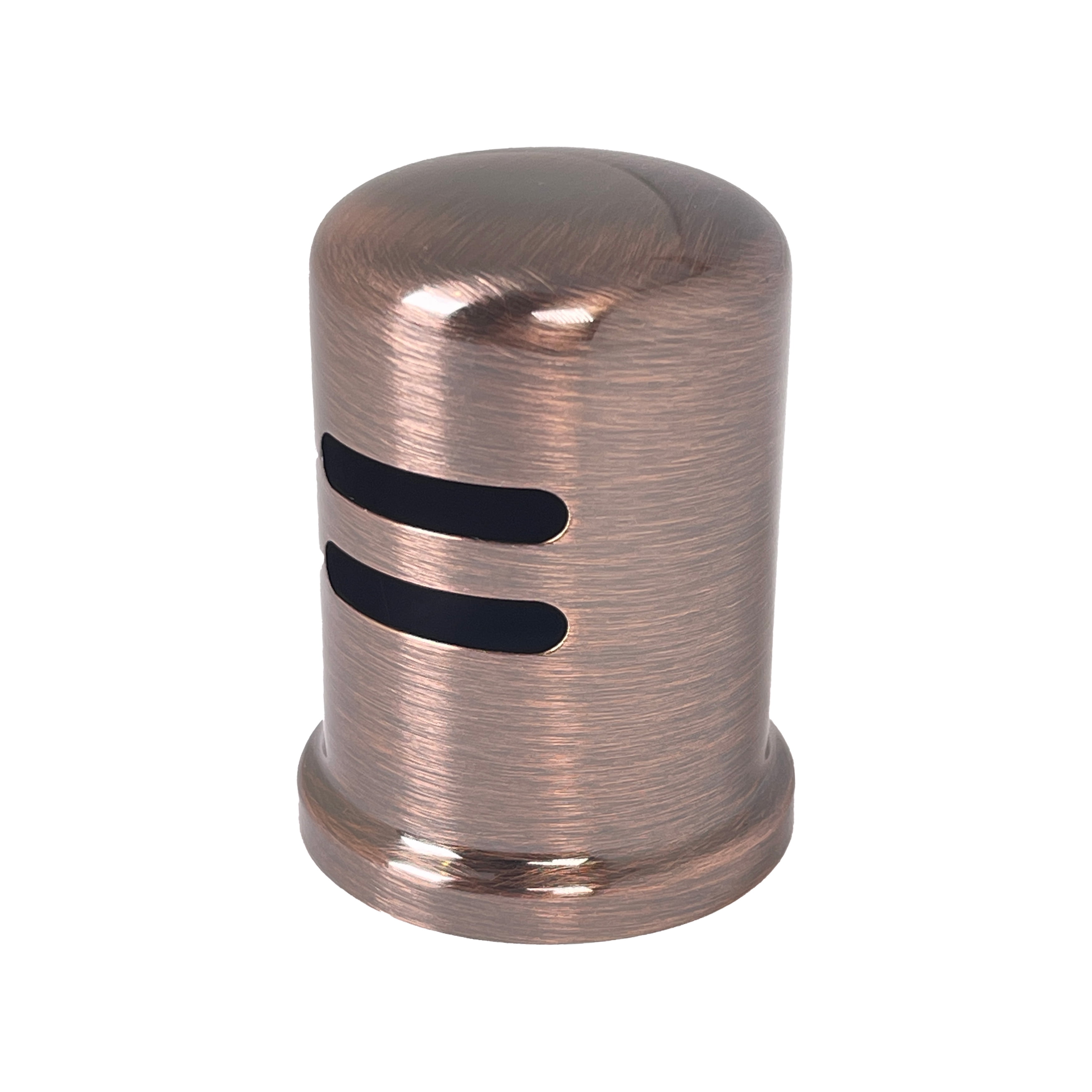 Westbrass D200-1-11 1-3/4" x 2-3/4" Solid Brass Air Gap Cap Kit, Skirted, Antique Copper