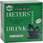 China Green Dieters Tea Caffeine Free 30 Tea Bags