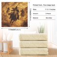 thumbnail image 3 of 6 Pieces of Kitchen Towels 11x11Inch Kitchen Dish Cloths Kitchen Dish Towels Reuseable Cleaning Cloths Riding Cowboys, 3 of 9