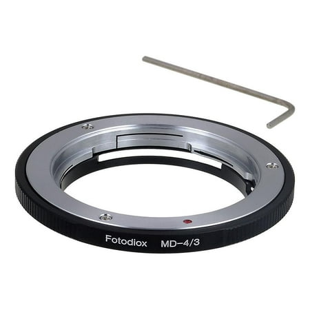 Fotodiox Lens Mount Adapter - Minolta Rokkor (SR / MD / MC) SLR Lens to Olympus 4/3 (OM4/3 or 4/3) Mount Mirrorless Camera Adapter to Olympus 4/3 (OM4/3 or 4/3) Mount Mirrorless Camera