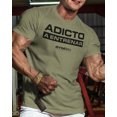 thumbnail image 2 of Adicto a Entrenar – Workout Gym T-Shirt, Funny Gym Shirt for Men, Camiseta de Gimnasio de Entrenamiento, Men's Fitness & Workout Top, 2 of 6