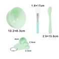thumbnail image 2 of Ladies Girl Ladies Cuidado de la piel facial Máscara de bricolaje Kit de mezcla de maquillaje Incluye Bowl Stick Brush Gauge Cuchara MFZFUKR CPB-DE-LYY146-1, 2 of 5