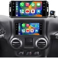 thumbnail image 5 of For Jeep Wrangler 2007-2010 2011 2012 2013 2014 2015-2017 Car Stereo Apple CarPlay Android 15 4+64GB Radio GPS Navi, 5 of 14