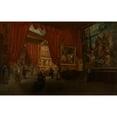 thumbnail image 2 of Ed. Albertini 14x11 Black Ornate Wood Framed Double Matted Museum Art Print Titled: Exhibition of the Works of Eugene Delacroix, at the Martinet Gallery, Boulevard Des Italiens, in 1864, 2 of 5