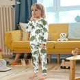 thumbnail image 5 of joogoo Turtle Retro 2 Piece Long Sleeve Tee and Pants Cotton Pajama Set 6Y, 5 of 7