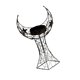 thumbnail image 3 of Candelabro de torre en forma de media luna para decoración de bodas y salas de estar. negro, 3 of 9