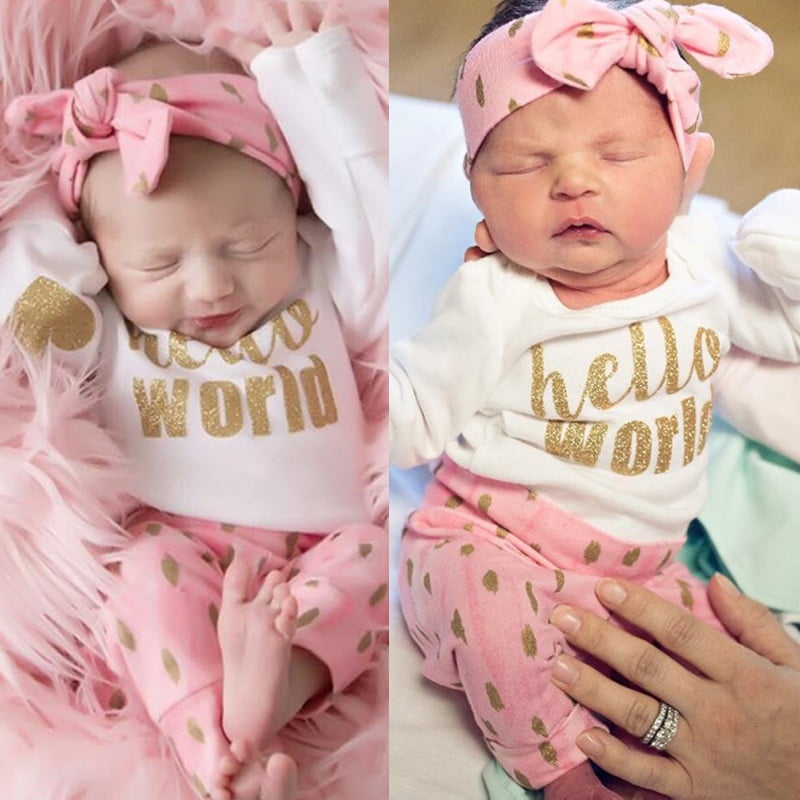 newborn baby girl outfits with headbands