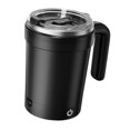 thumbnail image 3 of Taza de café con agitación automática, taza para agitar té, multiusos, potente regalo, cacao Negro, 3 of 9
