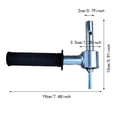 thumbnail image 3 of Ice Drill Adapter Conversion Kit Heavy Duty Metal Replacement Attachment for Ice Fishing, 3 of 8