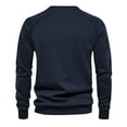 thumbnail image 4 of Zedker Men's Long Sleeve Shirts Regular Fit Solid Workout Pullover Tops Casual Crewneck Cotton Lightweight Sweatshirt for Men, 4 of 9