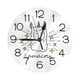 thumbnail image 1 of Bonito reloj de pared de alpaca, silencioso, de 10 pulgadas, estilo rústico retro, decorativo para sala de estar, cocina, hogar, baño y dormitorio, 1 of 7
