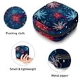 thumbnail image 3 of Snowflakes Sanitary Napkin Pouch with Plush Velvet, Sponge, and Oxford Cloth - 4.7x6.6x6.6 in - Ideal for Storing Your Sanitary Napkins, 3 of 6