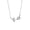 Rose, variant on Clearance Under $2.00 Ladies Fashion Rose Heart Diamond Pendant Necklace Mother's Day Gift Jewelry Valentine's Day gift
