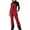 Red, variant on qucoqpe Kids Girls and Boys Snow Ski Bib Overalls Waterproof Windproof Insulated Romper Snowpants One Piece Snowsuit 4-13 Years