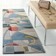 thumbnail image 2 of SAFAVIEH Rodeo Drive Clarissa Abstract Wool Runner Rug, Blue/Multi, 2'3" x 18', 2 of 7