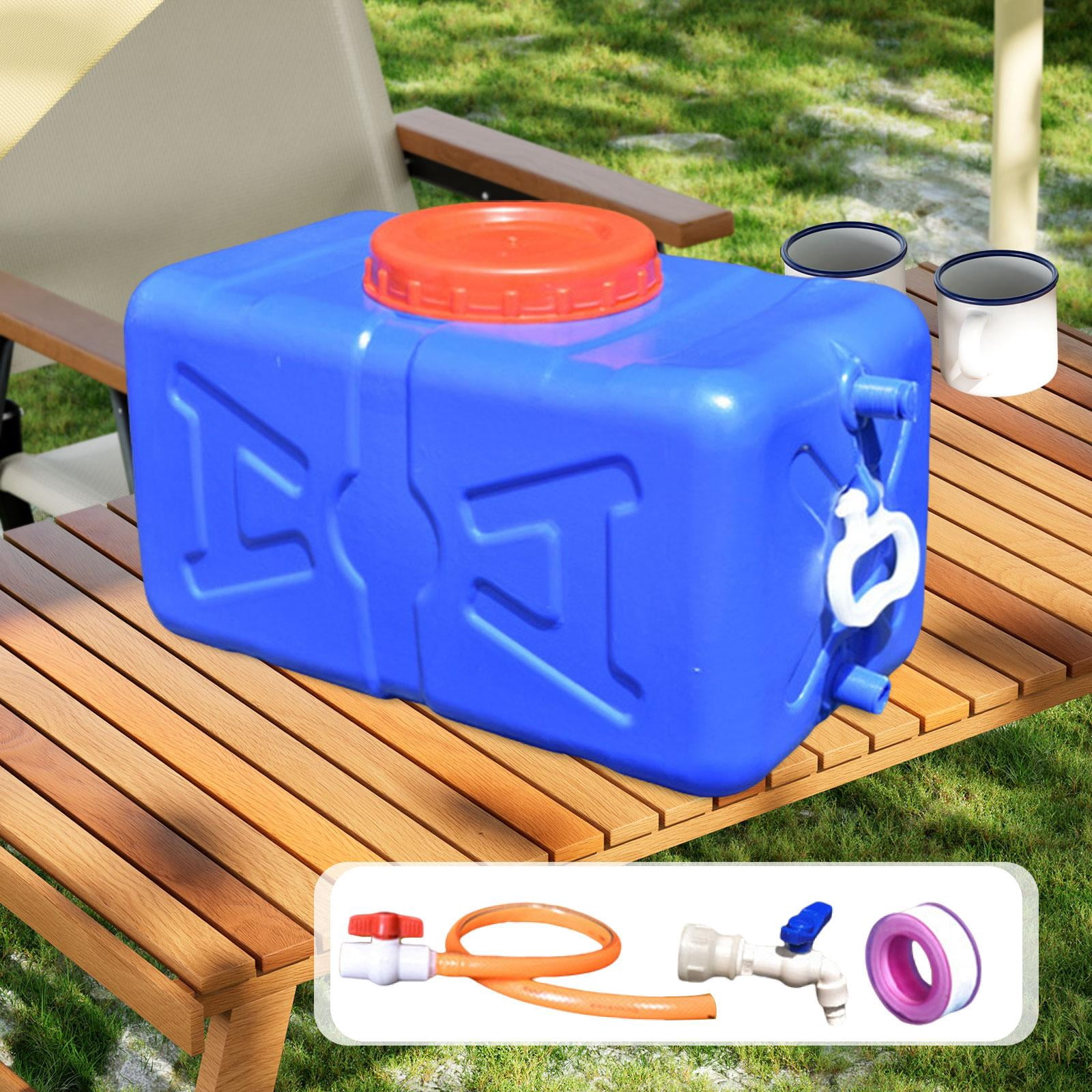 harayaa Utility Water Tank Reusable Horizontal Storage Bucket for Camping Garden Car blue 30kg