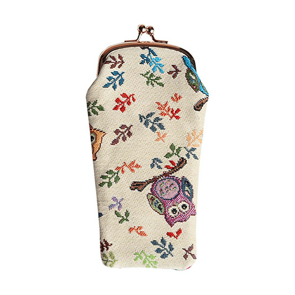 Owl Glasses Sunglasses Pouch Case