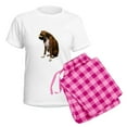 thumbnail image 5 of CafePress - Brindle Boxer Photo Women's Light Pajamas - Women's Short Sleeve Print T-Shirt and Pants Light Cotton Pajama Set, 5 of 7