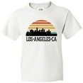 thumbnail image 3 of Inktastic Los Angeles California Skyline Retro Youth T-Shirt, 3 of 5
