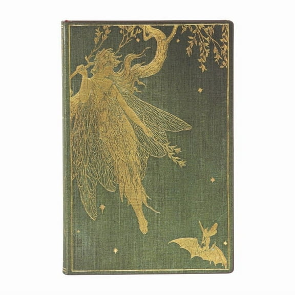 Olive Fairy Mini Lined Softcover Journal, 208pg, 80gsm by Paperblanks (Lang's Fairy Books), (Hardcover)