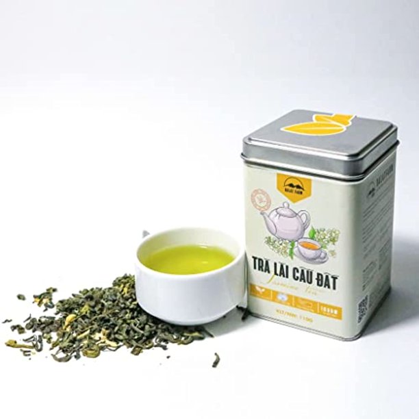 03 Boxs *110Gram - Tra Lai Cau Dat Dalat Farm- Vietnamese Jasmine Tea ...