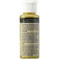 thumbnail image 3 of (2 pack) DecoArt Craft Twinkles Glitter Paint 2oz-Gold, 3 of 6