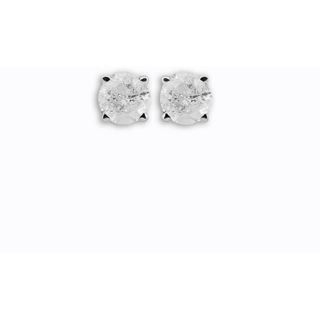 1/2 Carat T.W. Round Diamond 14kt Gold Stud Earrings