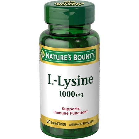 Nature's Bounty L-Lysine 1000 mg Tablets 60 Each - (Pack of 3)