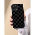 thumbnail image 2 of Checkered Print Phone Case Compatible With iPhone15/15Plus/15Pro/15Promax, 2 of 4