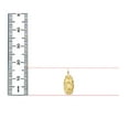 thumbnail image 4 of 14KY Gold Religious Guadalupe Pendant | Yellow Gold Charm Pendant for Necklace Chain | Gift for Men Women | 17 x 9 MM | 0.6 grams, 4 of 9