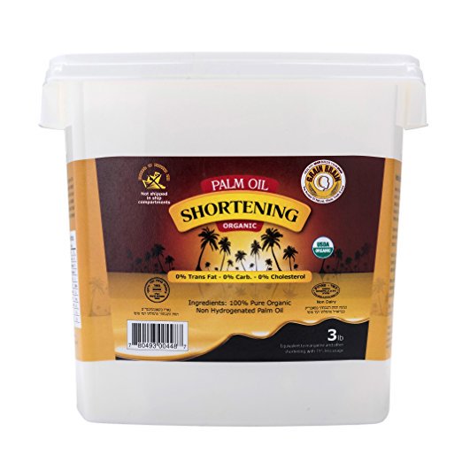Non hydrogenated palm oil shortening