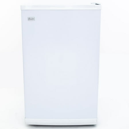 Avanti VF306 Compact Upright Freezer with 3 Metal Shelves  Adjustable Temperature Control  Flush-Back Design Perfect for Homes  Garages  Basements  White