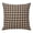 Espresso, Mocha, Chocolate, Umber, variant on Throw Pillow Covers 16x16 Inch, Brown Gingham Decorative Pillow Cases for Couch Sofa Bed, Farmhouse Buffalo Plaid Checkered Cotton Linen Square Home Decor Pillowcases with Hidden Zipper