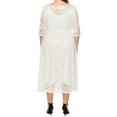 thumbnail image 4 of CEHVOM Robe de Soirée pour Femme, Grande Taille, en Dentelle Ajourée avec Poches, Jupe Longue, Solde, 4 of 4