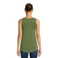 thumbnail image 4 of Time and Tru Women's High Low Tank Top, 2-Pack, 4 of 5
